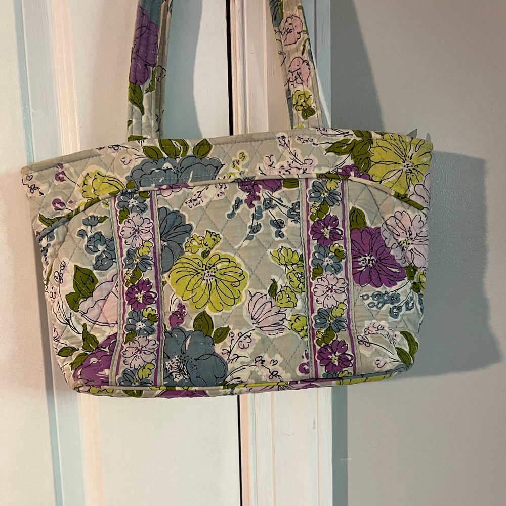 Vera Bradley Watercolor Floral Tote Bag